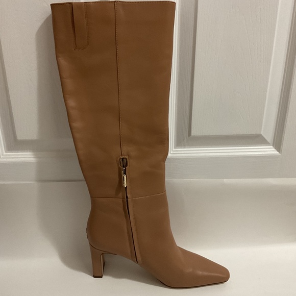 Sam Edelman Sylvia Knee High Boot in Luxe Tan Leather, 10M - Picture 5 of 10